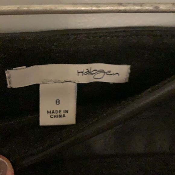 Halogen Mixed Fabric Skirt Size 8 - Picture 2 of 4